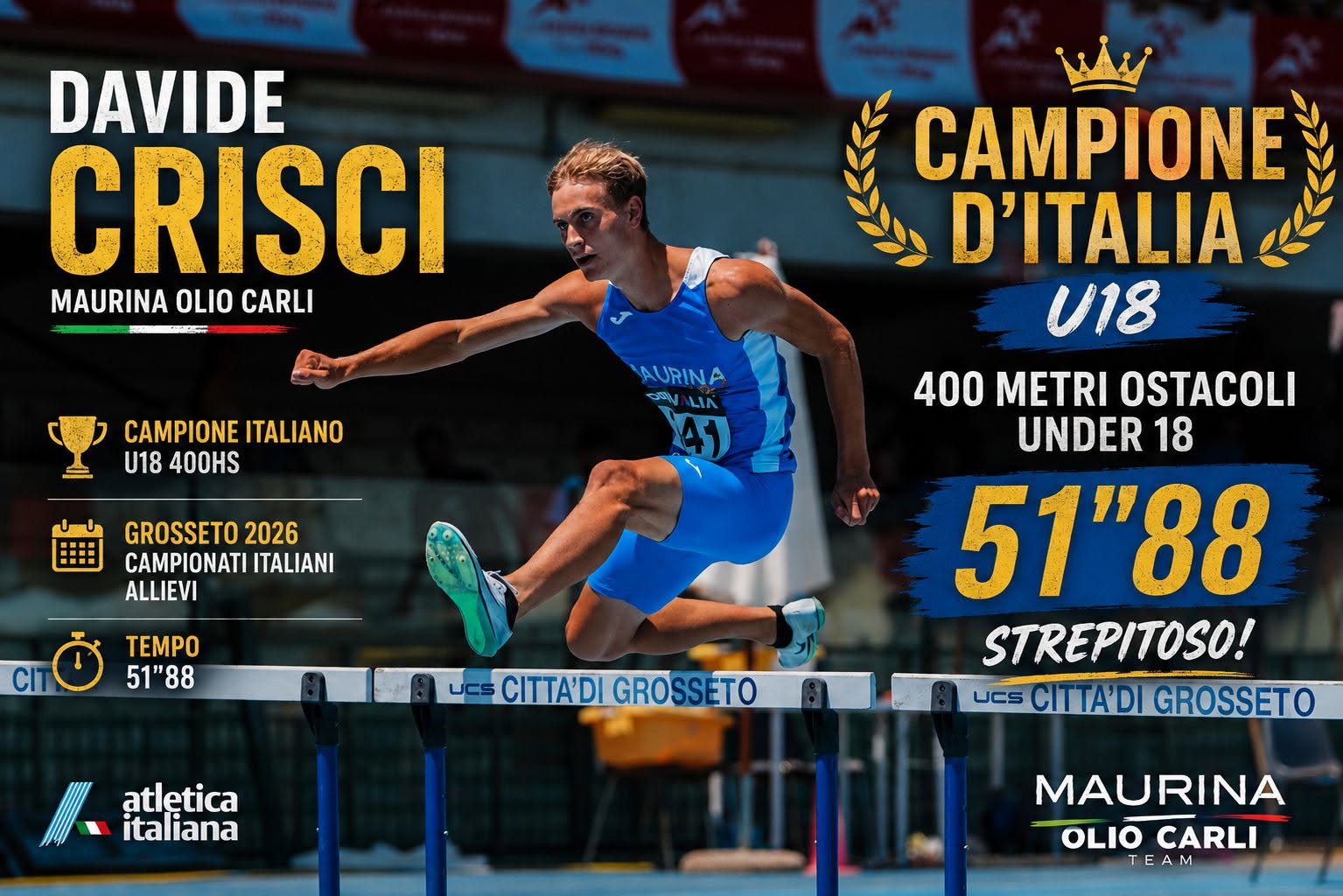 CRISCI ORO ITA U18 400HS